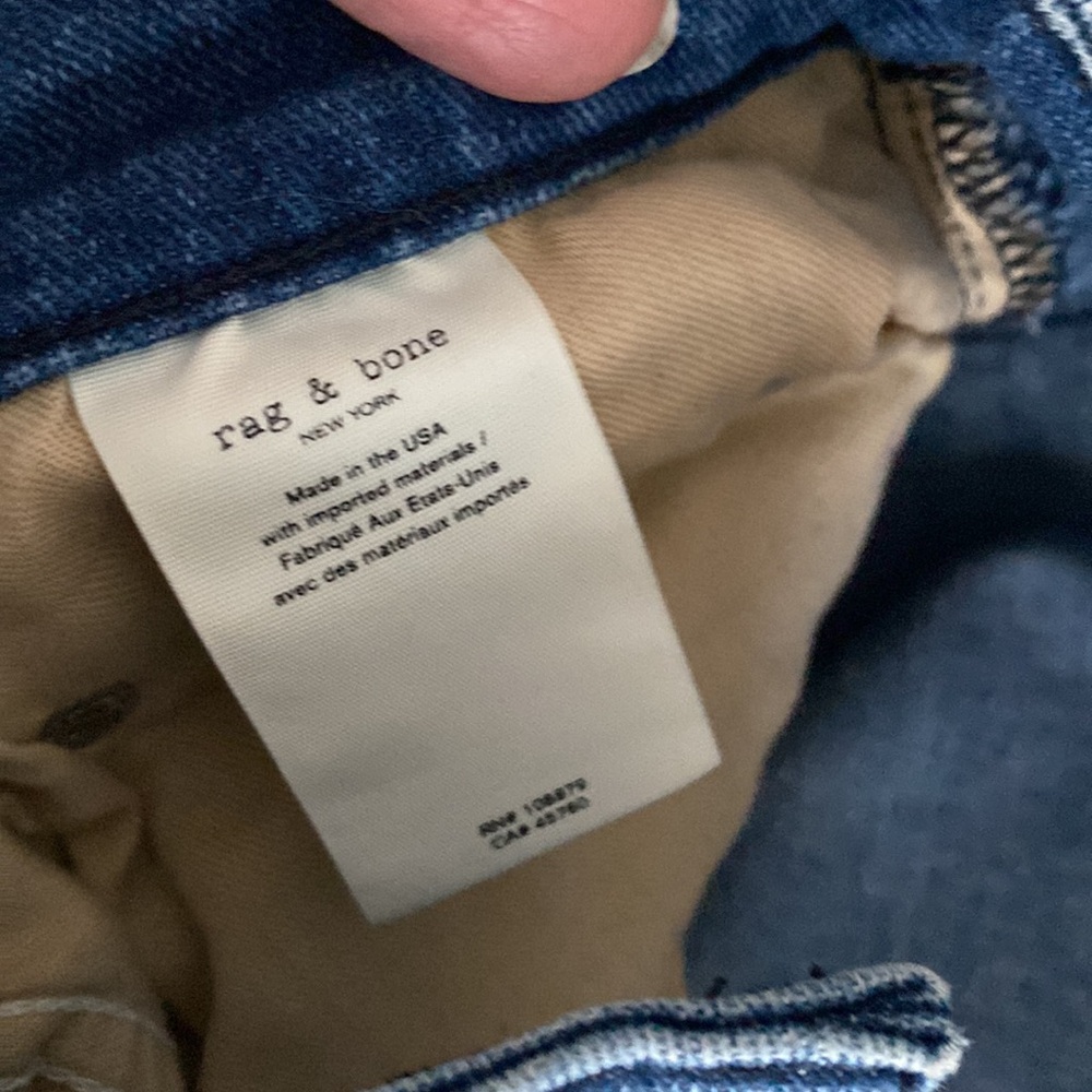 Rag and Bone dre low rise slim boyfriend denim jeans - Picture 6 of 16